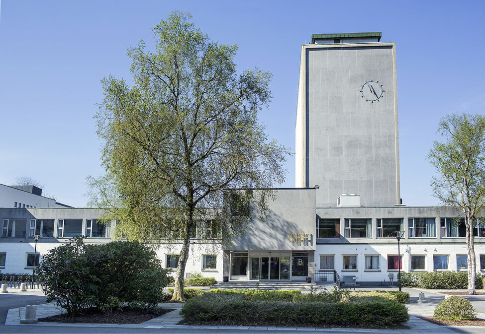 En bygning ved NHH i Bergen