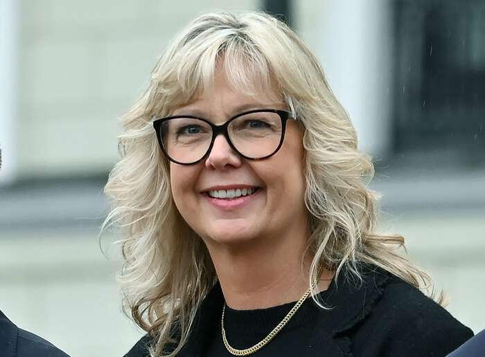 Digitaliserings- og forvaltningsminister Torger Micaelsen, forskings- og høgare utdanningsminister Eileen Fugelsnes og statsminister Jonas Gahr Støre