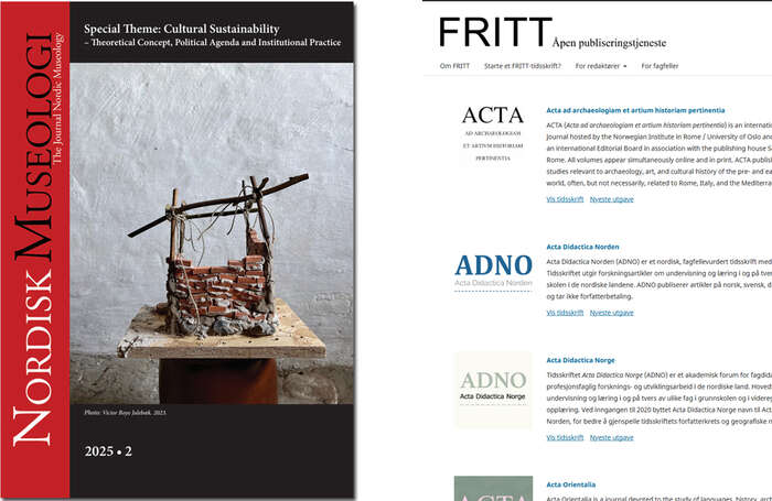 Bilde av Nordisk museologi og Fritt publisering